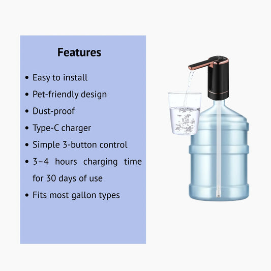 Automatic Water Dispenser Pump – Easy, Hygienic & Rechargeable - Botora Hub