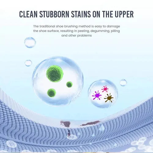 White Shoe Cleaner Foam Instant Sneaker Whitener & Stain Remover - Botora Hub