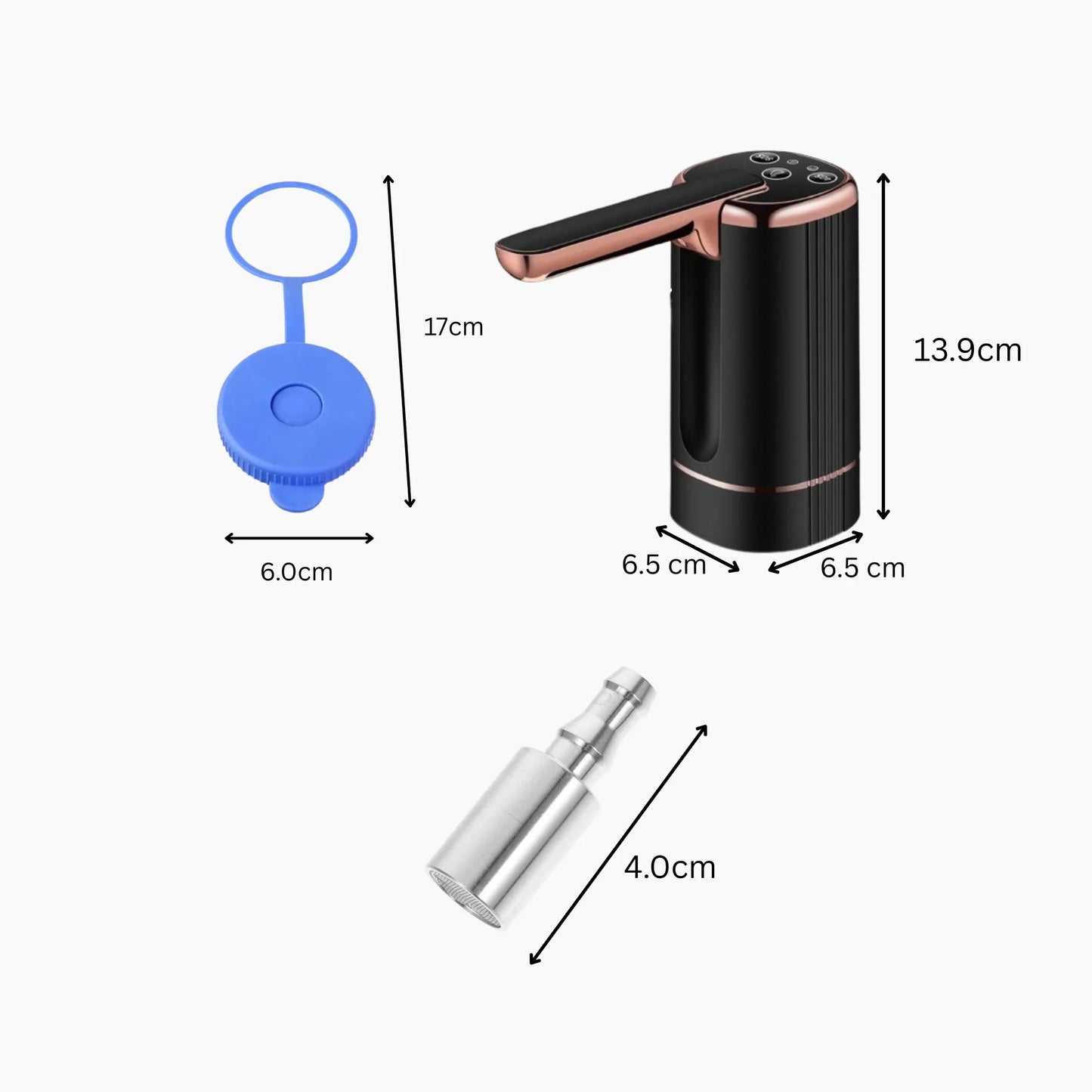 Automatic Water Dispenser Pump with Silicone Cover & Metal Sinker – Secure, Hygienic & Hassle-Free - Botora Hub