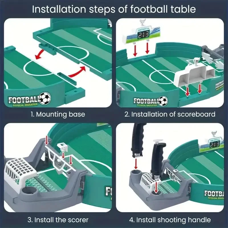 Mini Foosball Catapult Table Game, Interactive Soccer Pinball for Kids & Adults - Botora Hub