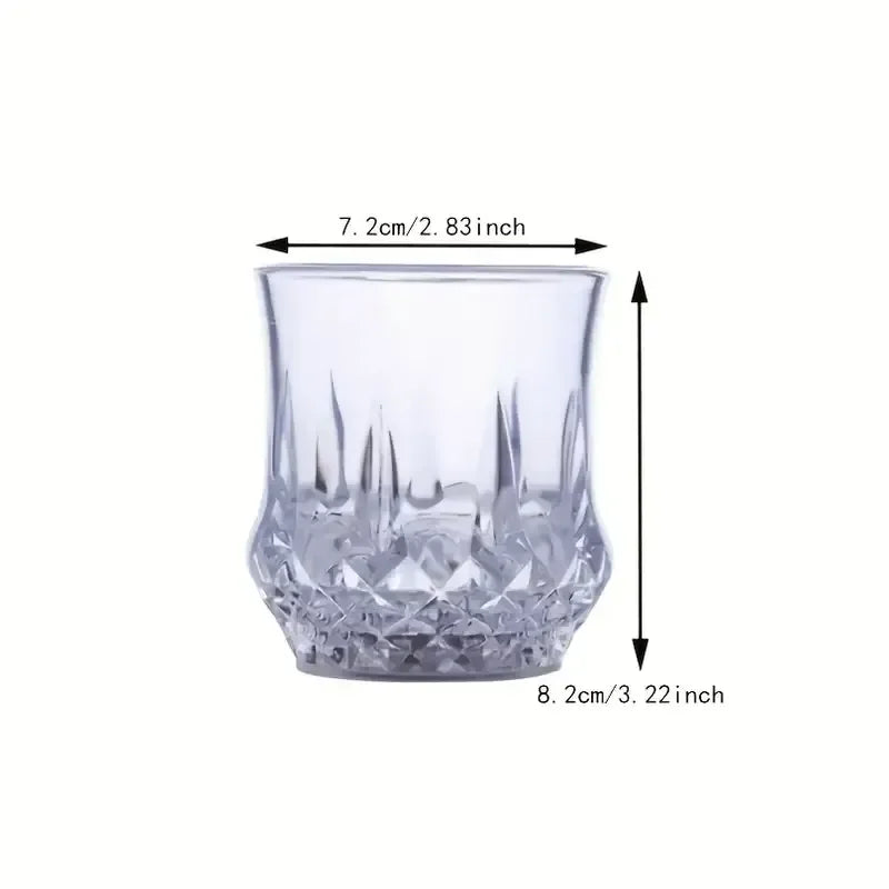 GlowSip Inductive LED Rainbow Cup, Smart Light-Up Drinking Glass - Botora Hub