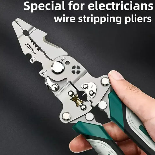 Multifunctional Wire Stripping Pliers for Electricians – 8-in-1 Tool - Botora Hub