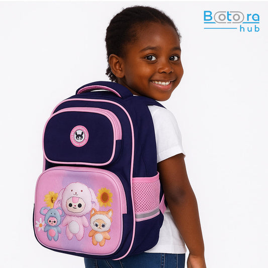 Colorful Children's School Bag 16 Inch Durable, Lightweight Backpack for Boys & Girls
