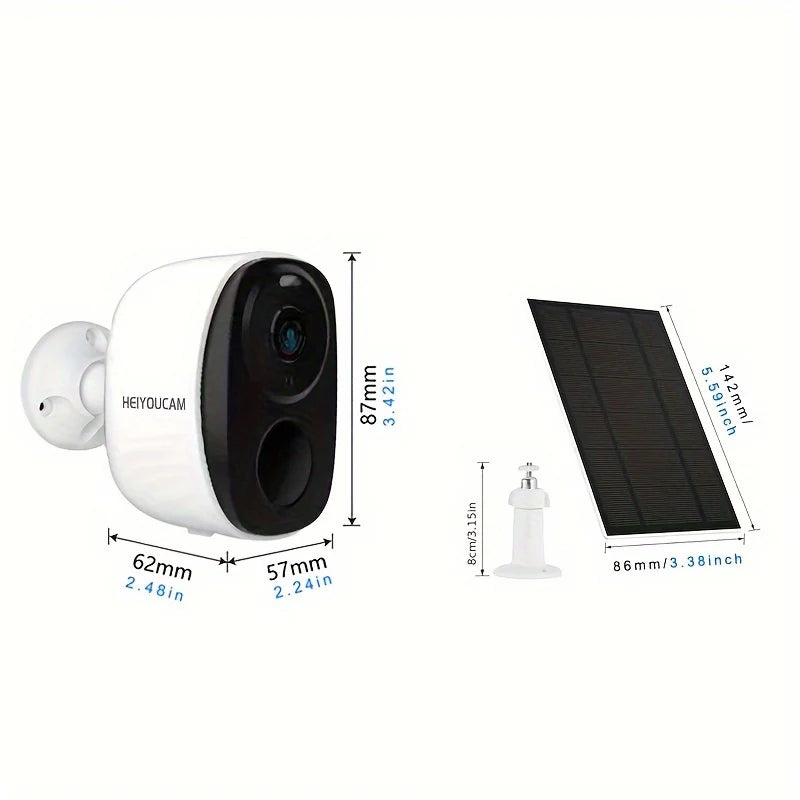 Solar Powered 4G Security Camera 3MP HD Wireless IP Outdoor Surveillance with Remote Monitoring Win a FREE 32gb SD Card