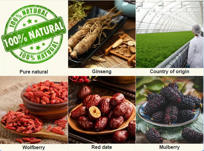 Yellow Essence Wolfberry Ginseng Tea