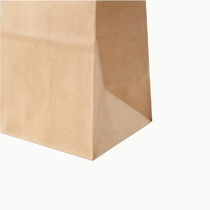 Brown Kraft Paper Gift Bags with Handles, Reusable Shopping, Lunch & Party Bags for Small Businesses and Events