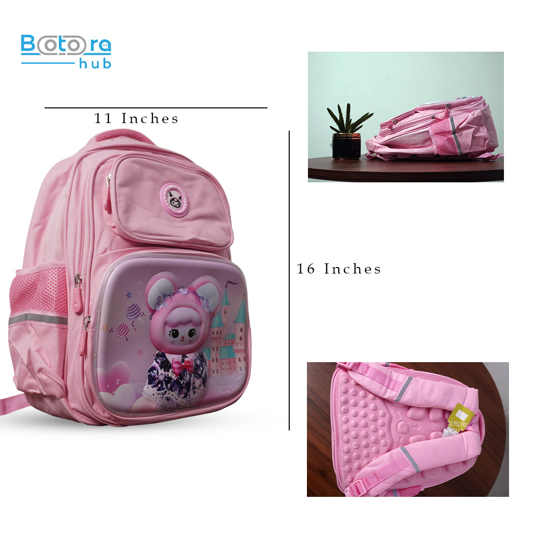 Colorful Children's School Bag 16 Inch Durable, Lightweight Backpack for Boys & Girls