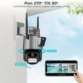 360° Dual Lens WiFi Security Camera with Motion Detection & Night Vision - Botora Hub